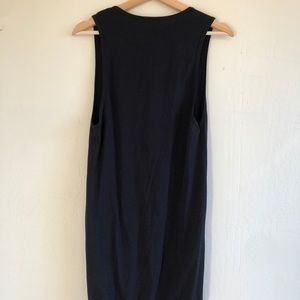 Black backless dress